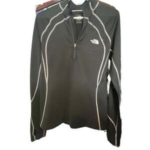 The North Face Women's Flight Series 1/4 Zip Running Pullover Jacket Black Size